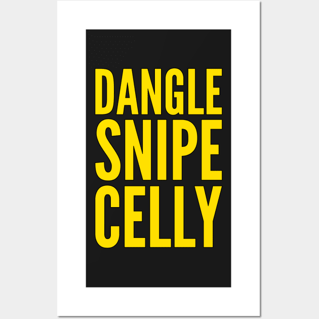 DANGLE SNIPE CELLY Wall Art by HOCKEYBUBBLE